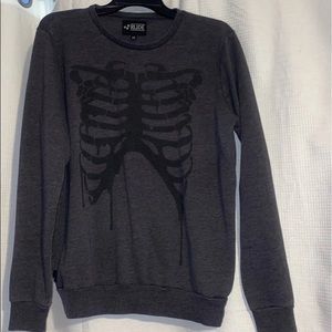 Dripping skeleton sweatshirt